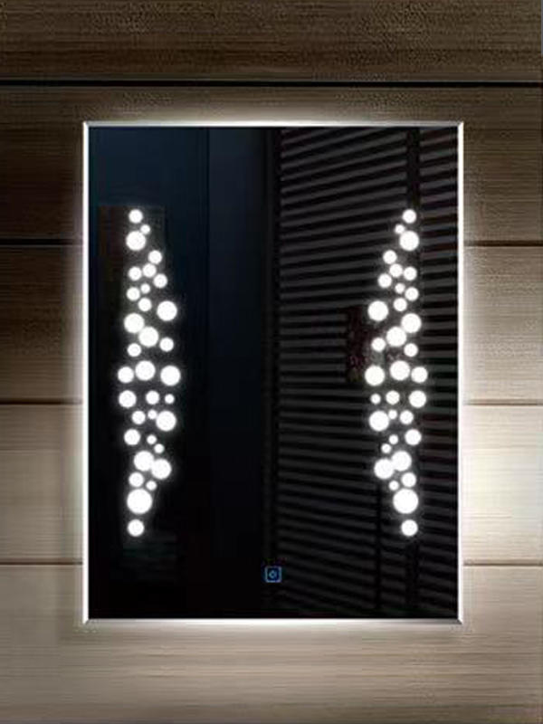 آینه صفحه نمایش لمسی حمام با نور پس زمینه هوشمند B37